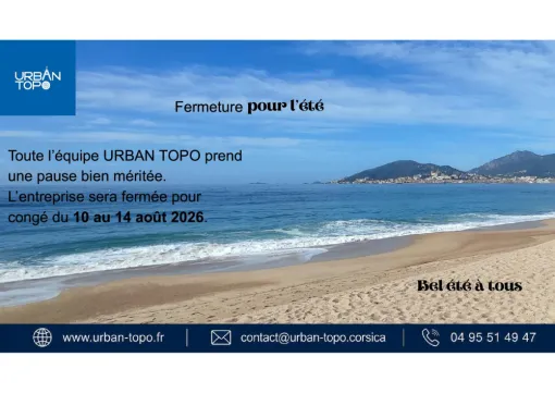 Congé d'été , Ajaccio, URBAN TOPO